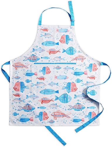 Miniatura 34 de Maison d' Hermine Delantal 100% de algodón para mujeres con bolsillo de cocina delantal de chef para hombres Cocinar Jardinería Servidor Camarera 19