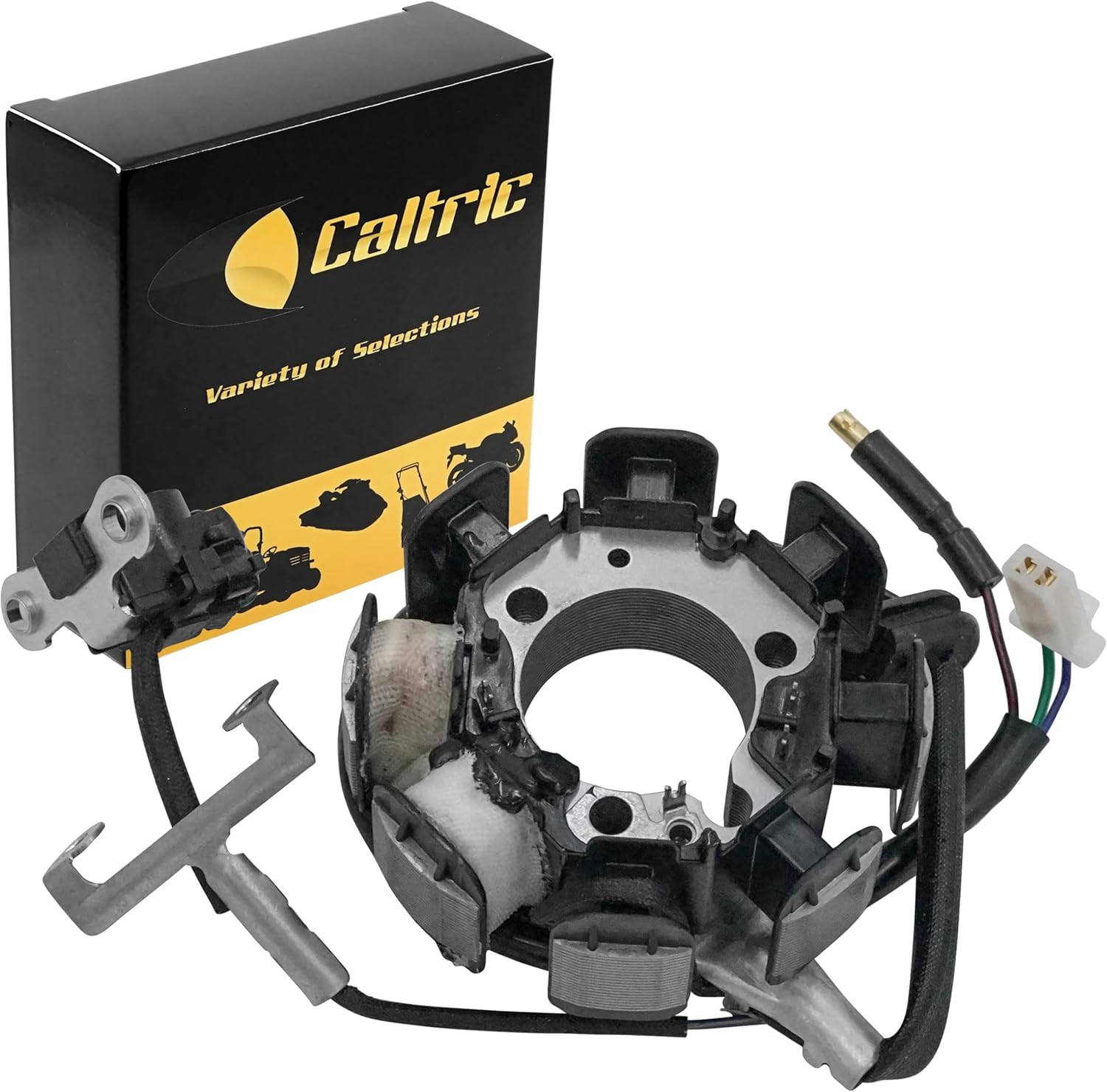 Caltric Alternator Stator Compatible With Honda CRF150F CRF150 F 2003 2004 2005 31120-KPT-902 31120-KPT-901