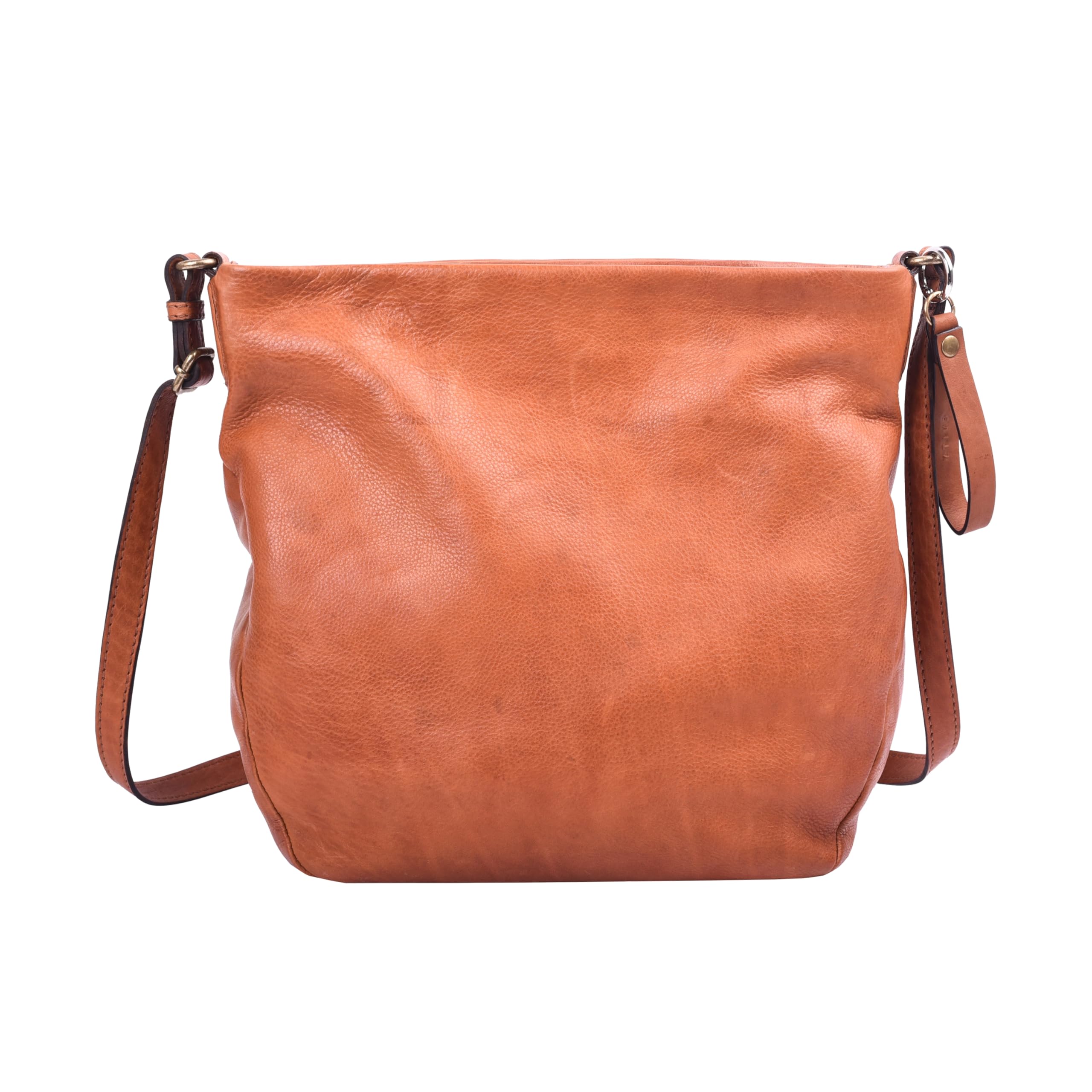 Zoa Fashions Genuine Leather Crossbody Bag for Women | Tan Shoulder Sling Bag | Soft Premium Leather | Zipper Closure | Everyday & Work Handbag-image-27