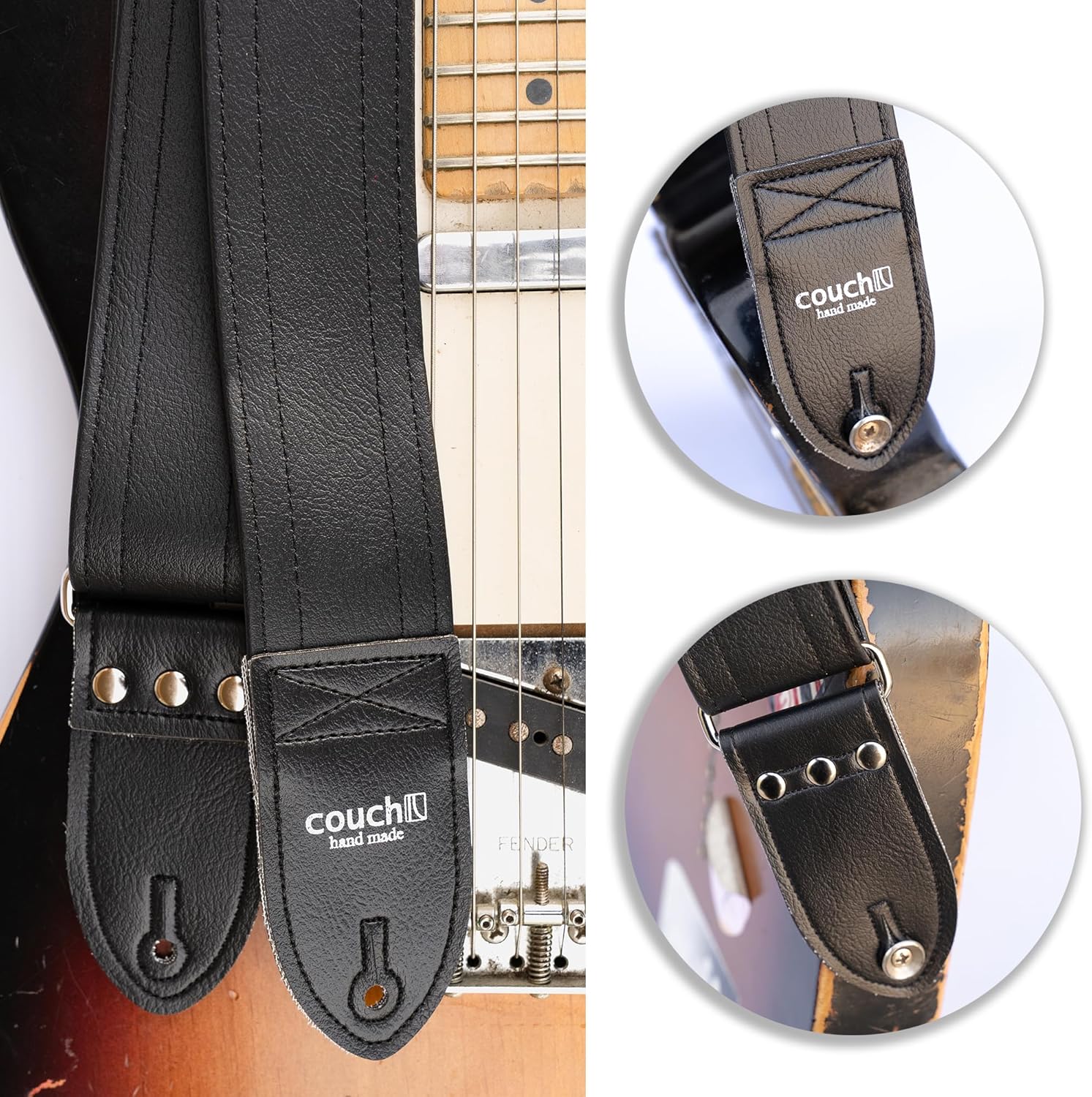 Couch Luggage Guitar Strap Made in USA Guitar Straps