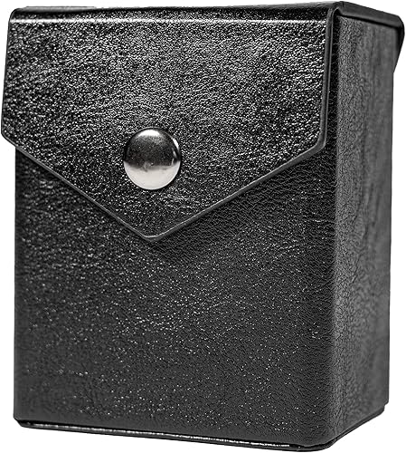 Yu'Gi - Réplica de caja de cubierta, tamaño 80, carcasa dura, piel sintética, trabilla para cinturón, compatible con Yu-Gi-Oh!, Magic: The