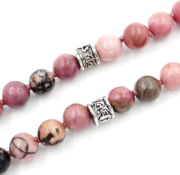 Fukugems Mala tibetano 108 perline collana uomo donna Mala bracciale meditazione buddista - 3
