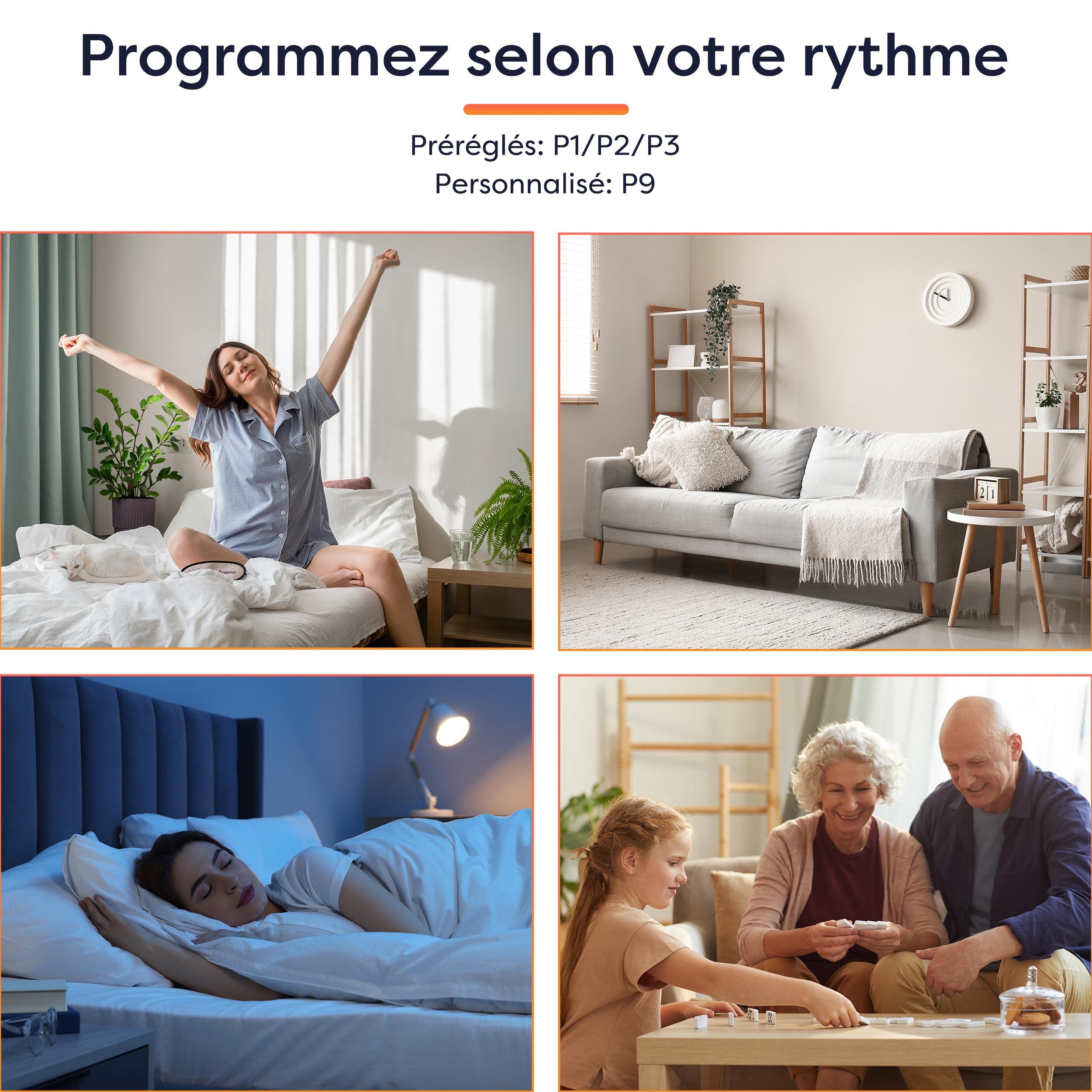 CIARRA CBHT15E Radiateur Céramique Inertie 1500W - Chauffage Électrique Intelligent avec PID, Détection Fenêtre, Programmation Hebdomadaire & Verrouillage Enfant,(10-20㎡)
