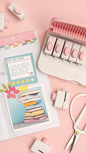 Miniatura 8 de We R Memory Keepers Caja inferior de tablero de perforación del alfabeto, crea proyectos de manualidades personalizados, pancartas, letreros,