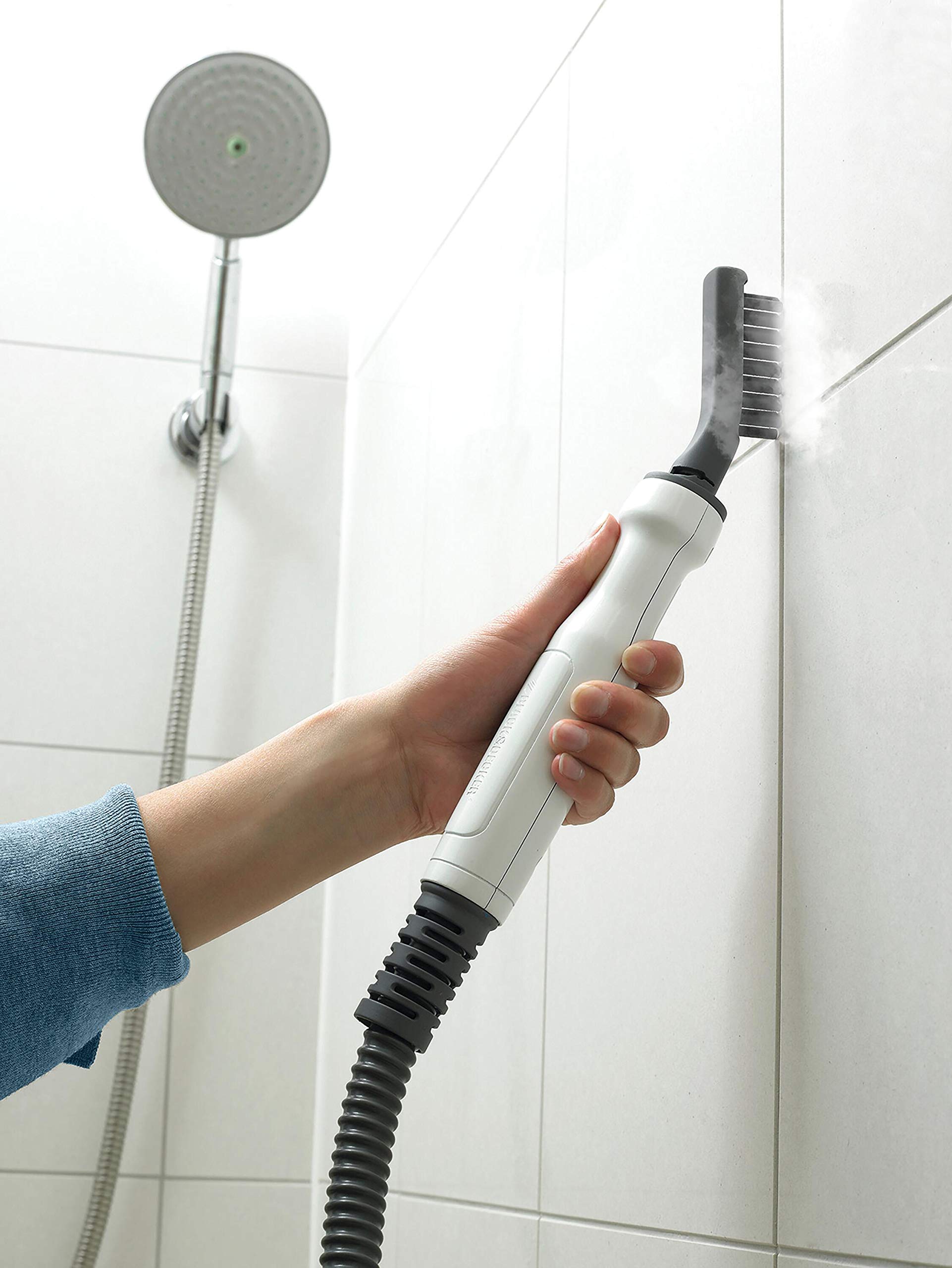 BLACK+DECKER BHSM168DSM-QS - Mopa a Vapor 2 en 1, Potencia 1.600 W, con Cabezal Delta y SteaMitt, Limpieza Eficiente y Ecológica, Tecnología AutoSelect, Accesorios Incluidos
