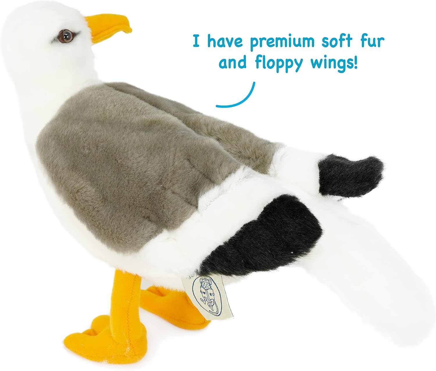 TigerHart Seamus The Seagull - 12 Inch Stuffed Animal Plush