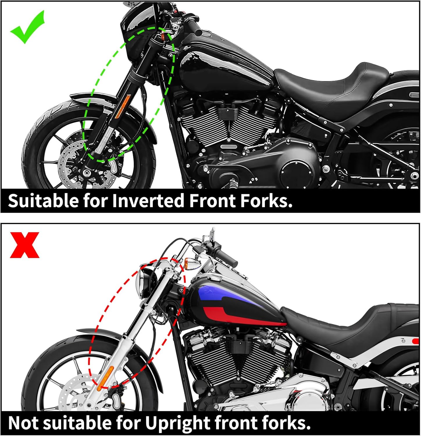 TCMT Quarter Fairing Bracket Mounting Kit Fit For Harley Low Rider S 2020-2025 57001250