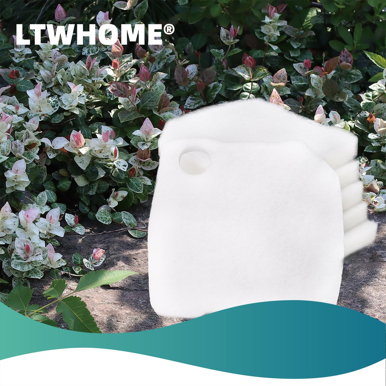 Amazon | LTWHOME ろ過 フィルター 水槽用ウールマット 細目フィルター 