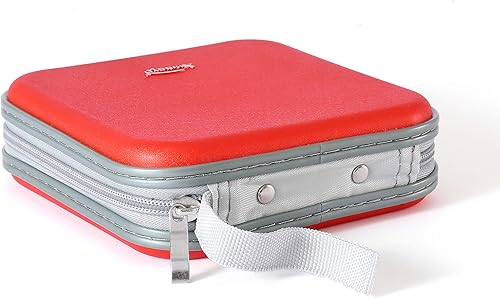 Miniatura 2 de Funda de CD de capacidad para 36 unidades, funda rígida para CDDVD, almacenamiento duradero de DVDCD para coche, colección de DVD, funda confiable
