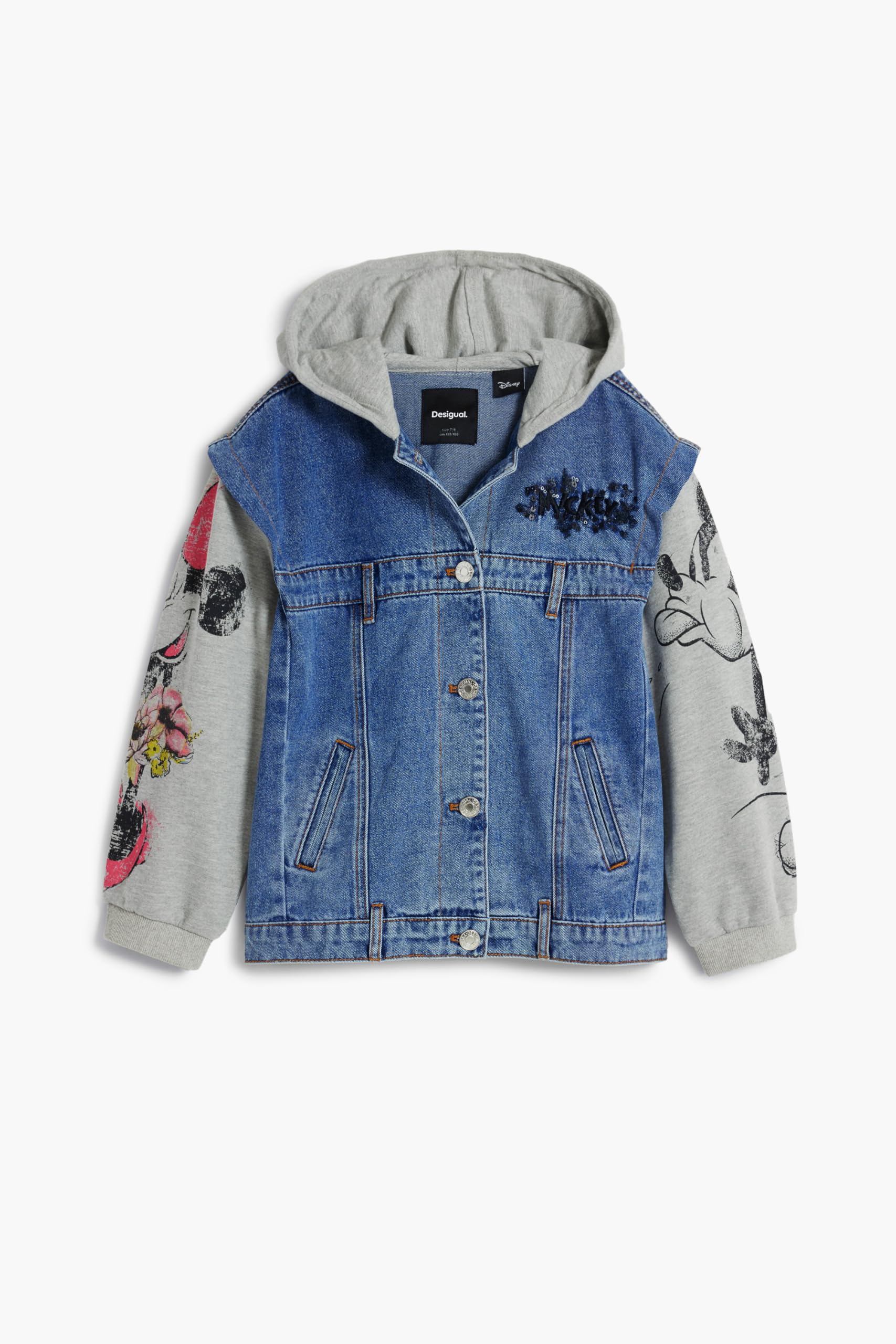 Chaqueta vaquera combinada