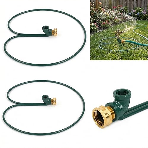 Briwooody 2 Pcs Ring Impact Sprinkler Base for Lawn Care