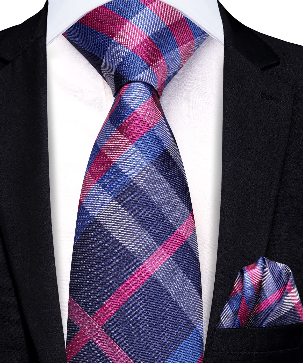 US Fairytailes Boy's Long Tie (12 Inch, Orange Pattern)