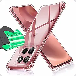 Capa Capinha Anti Shock Transparente + Película Para Motorola Edge 60 Pro