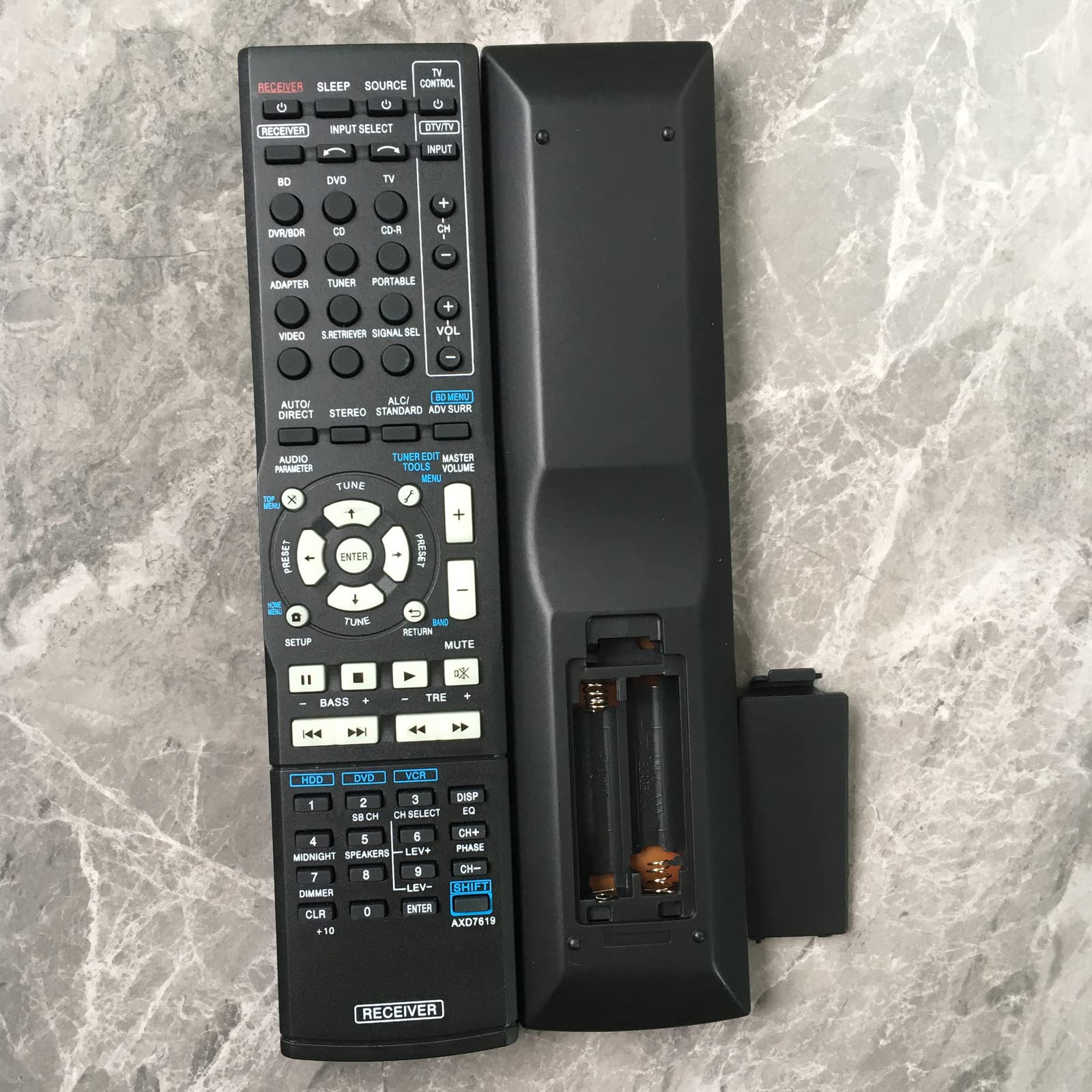 Télécommande Universelle RF/IR Pour Récepteurs Pioneer VSX-609RDS, VSX-D309, VSX-DA411, VSX-D609RDS – 433 MHz
