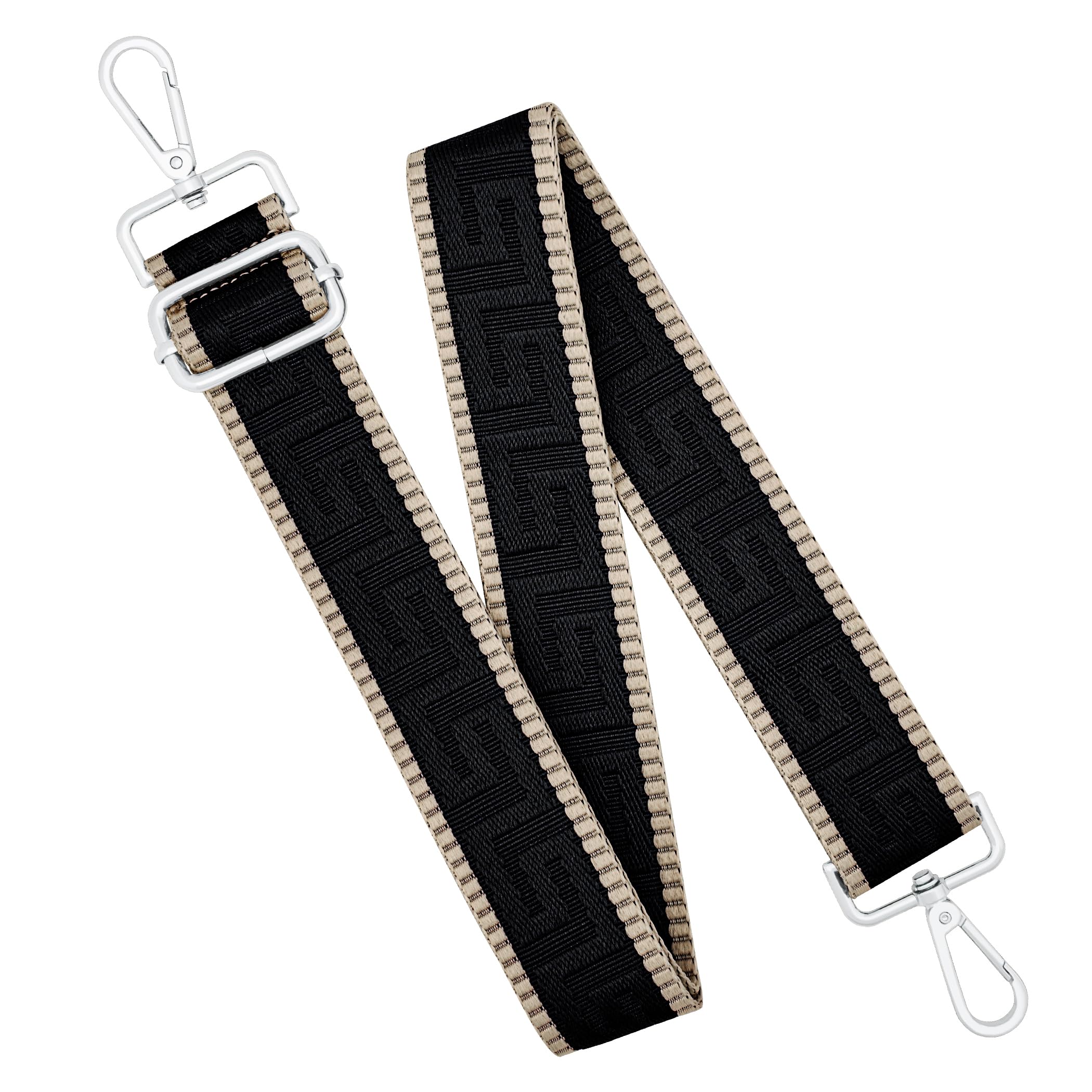 chushui Silver Hardware Purse Strap,Replacement Crossbody Adjustable Shoulder Strap for Handbag Bag