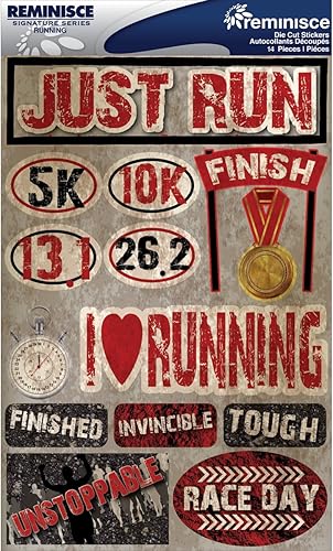 Reminisce Adhesivos dimensionales exclusivos, 4.5 x 6 pulgadas