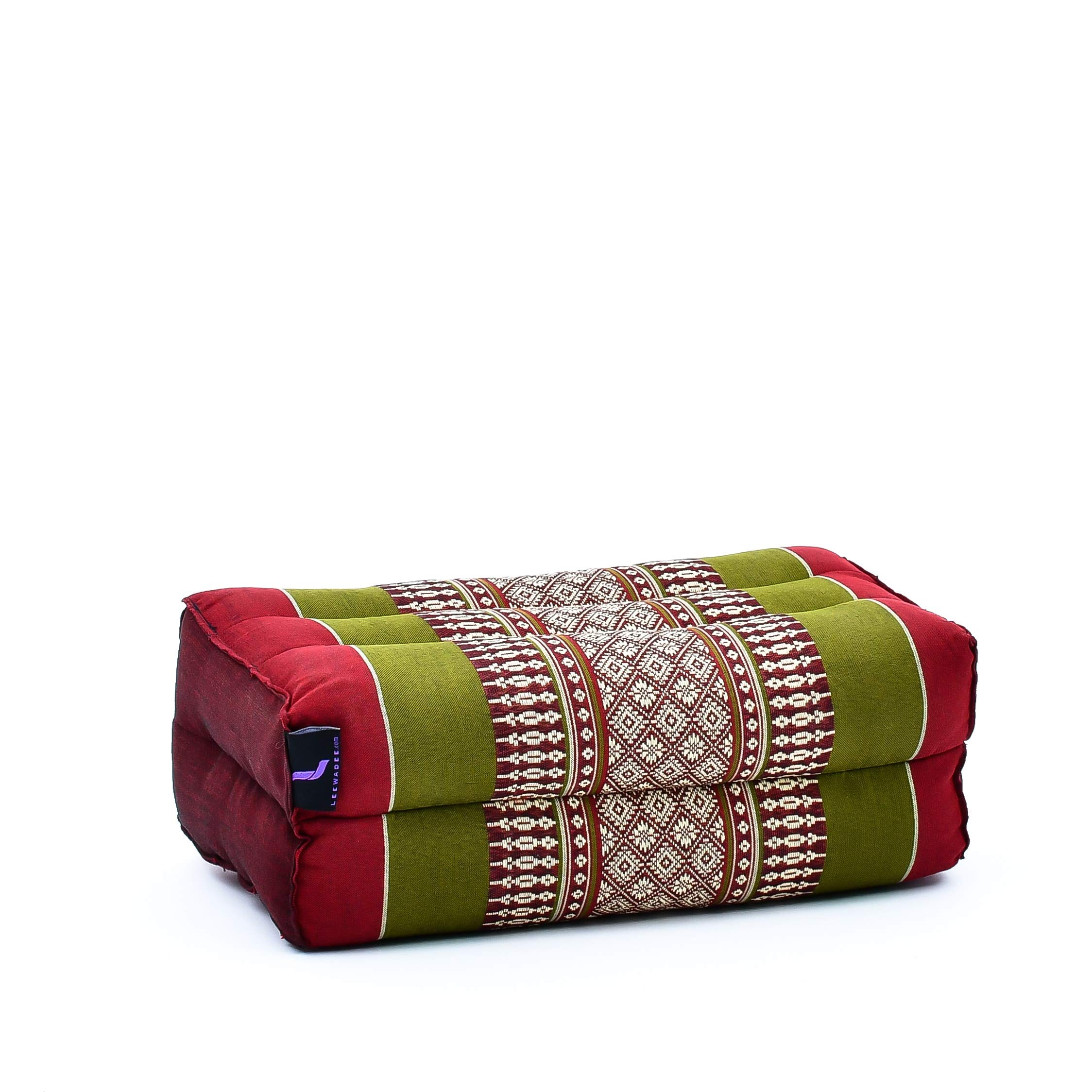 Leewadee Cuscino Blocco Yoga - Kapok Cuscino di Supporto per Yoga, Meditazione & Relax