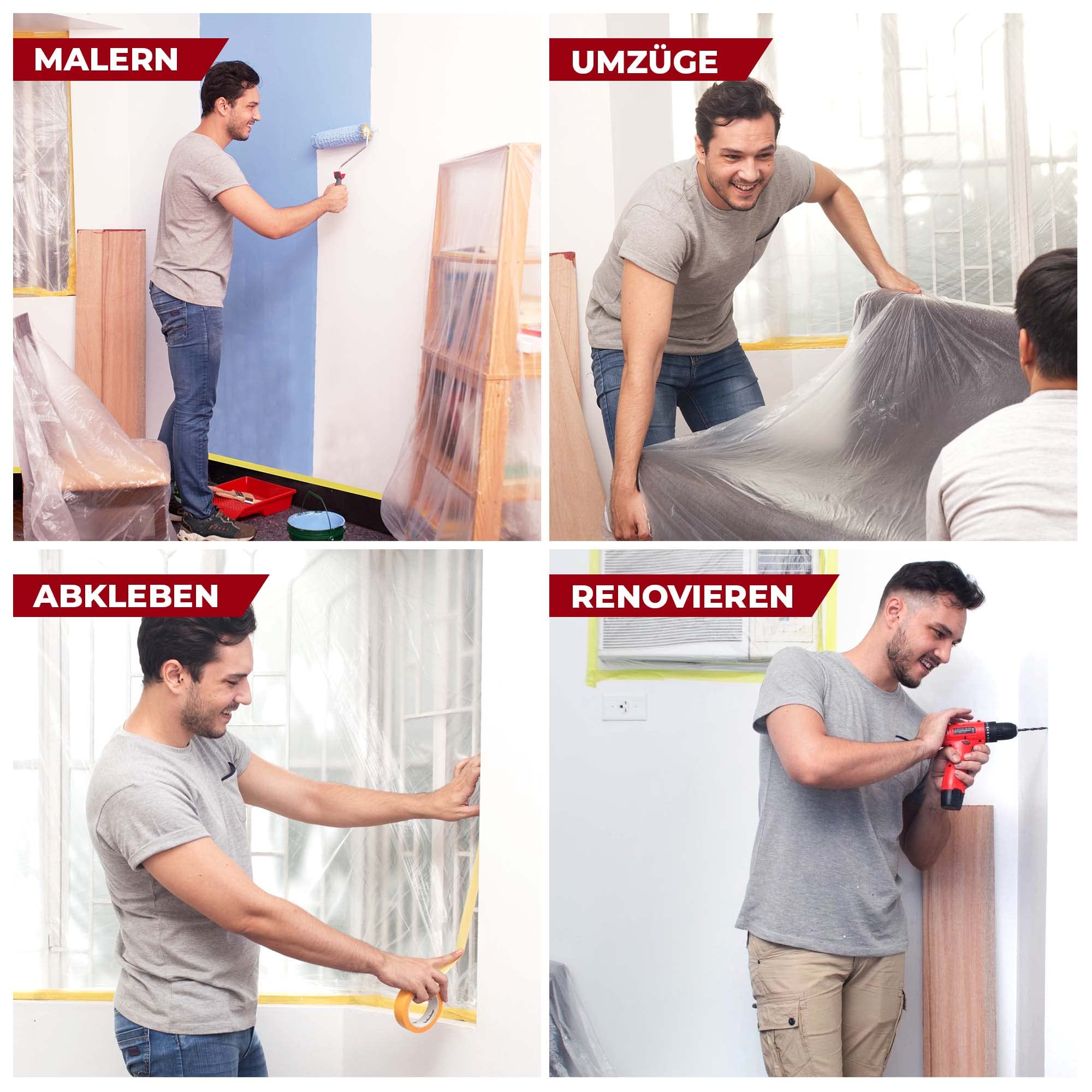 8 x Folia Malarska 4 x 5 m, Plastikowa Do Mebli i Okien, Kompleksowa Ochrona Przed Kurzem i Farbą, Idealna Do Prac Malarskich, Mocna Plandeka 160 m²