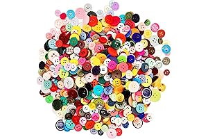 1000 Pcs Resin Buttons: The Ultimate Accessory for 80s-Inspired Creations