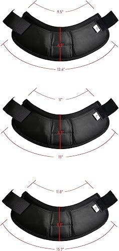 Miniatura 7 de 2520D - Botas de campana de caballo sin giro, botas de campana de caballo balísticas equinas, botas de campana de sobrealcance azul, XL