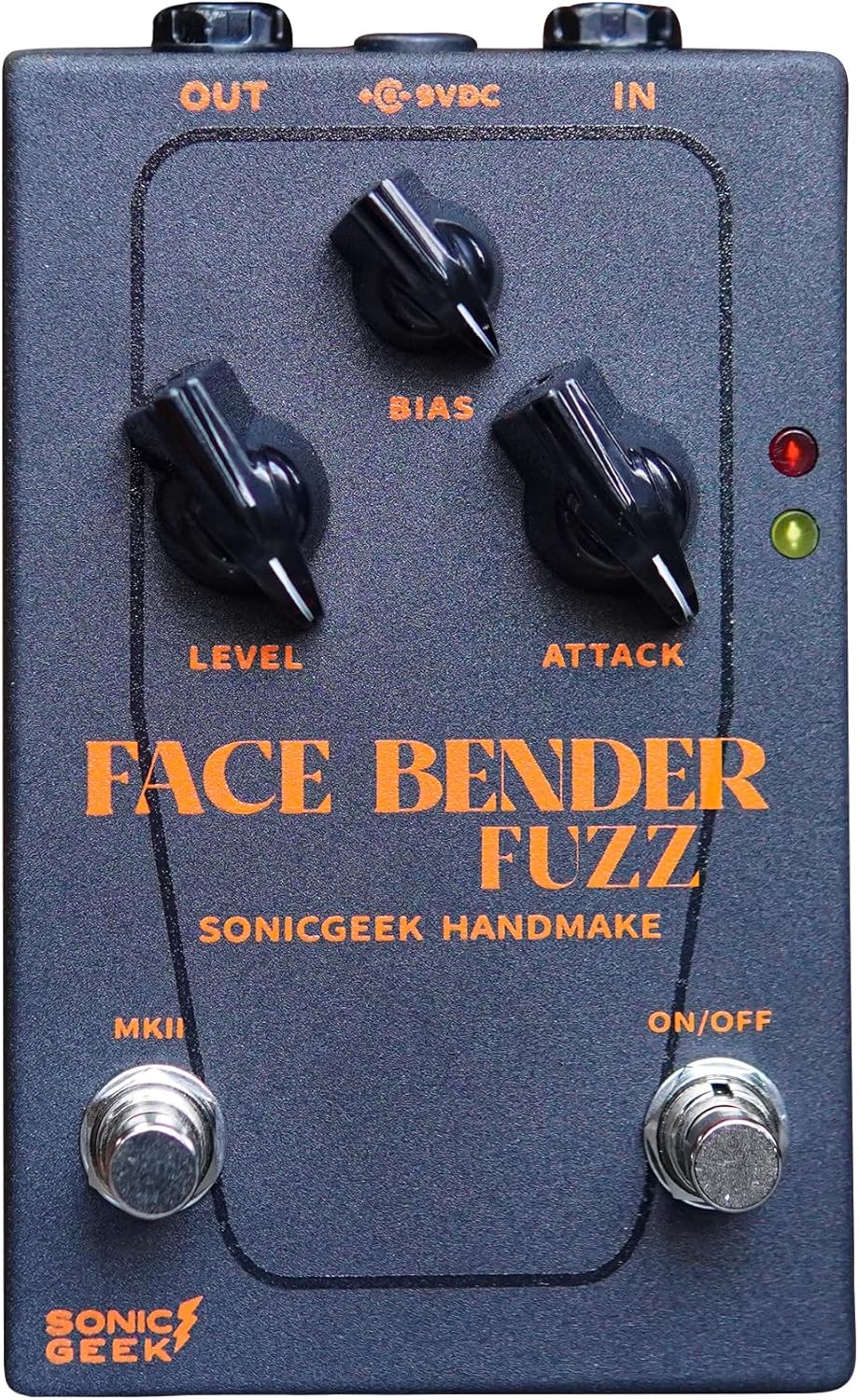 Face Bender Guitar Fuzz Pedal Handmade FF TB Vintage 60s Circuit Enhanced Clean-Up Response for Studio & Live Performance