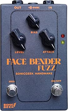 Face Bender Guitar Fuzz Pedal Handmade FF TB Vintage 60s Circuit Enhanced Clean-Up Response for Studio & Live Performance