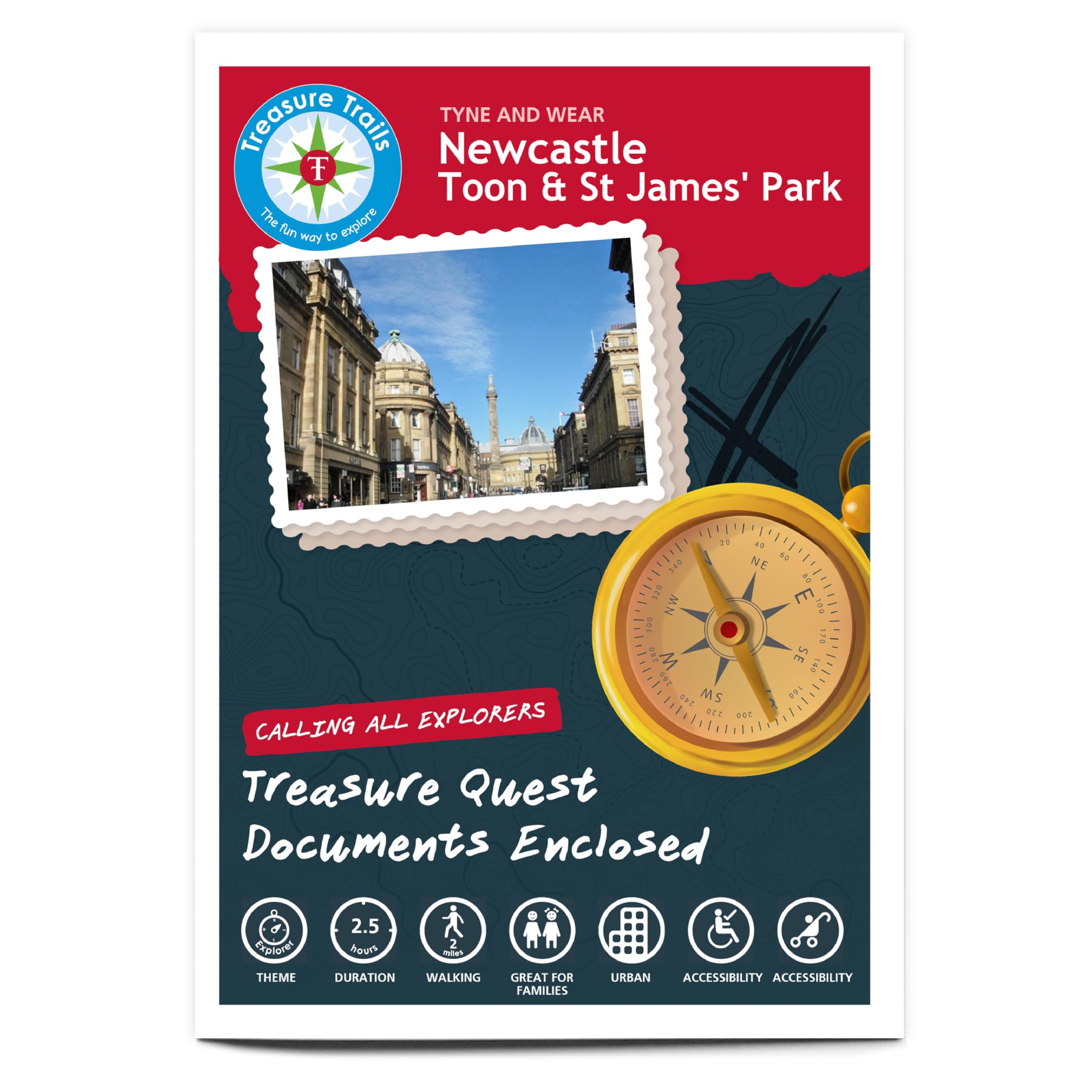 Treasure Trails - Newcastle Treasure Hunt - Group and Solo Fun - Newcastle History