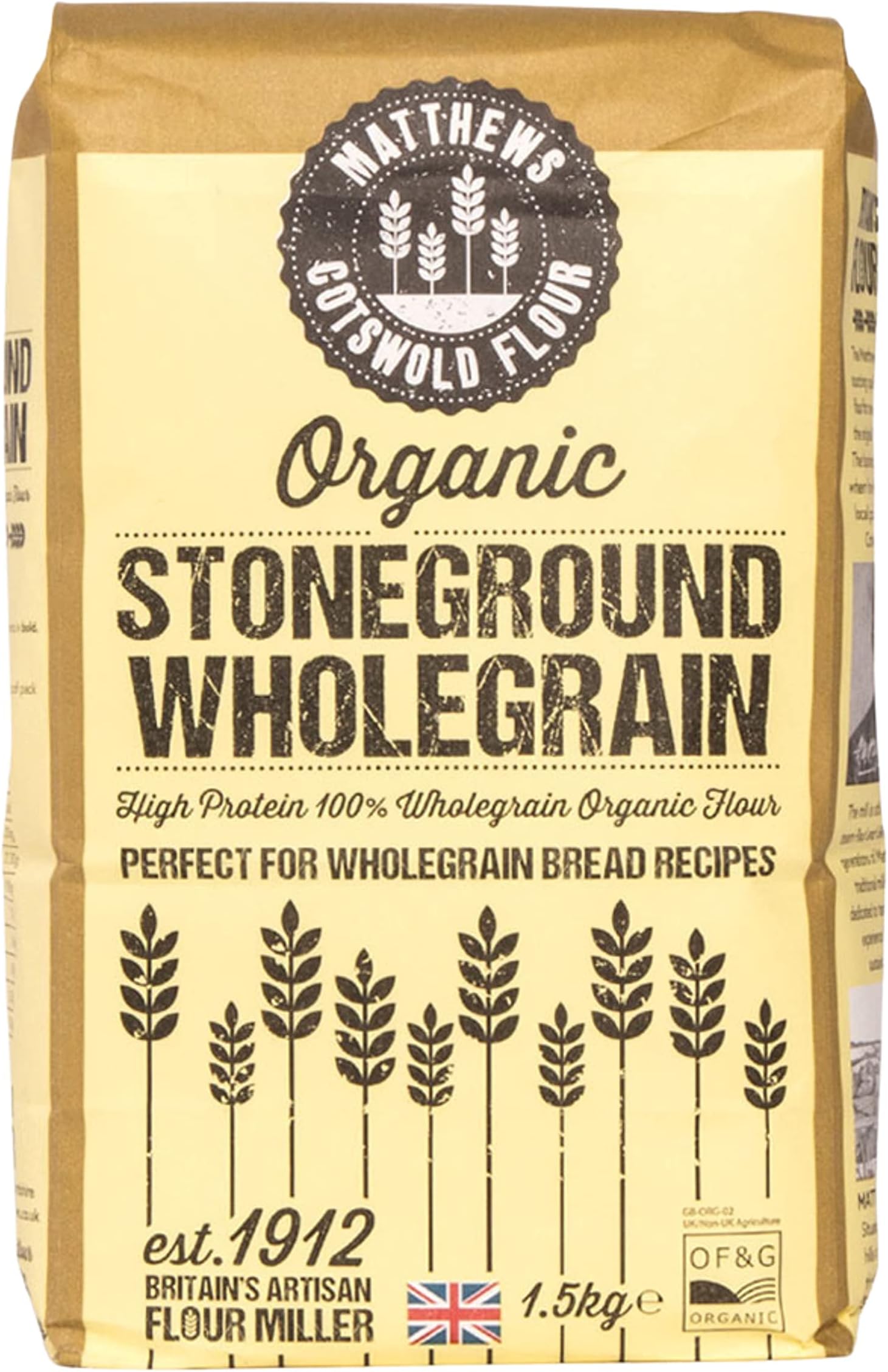 Matthews Cotswold Organic Premium Wholemeal Flour