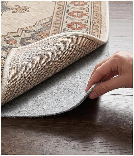 Felt Rug Pad 9x12-1/8 Inch Thick Cushion for 9' x 12' Carpet Mat Liner, Protection Cushioning for Hardwood Tile Floors P