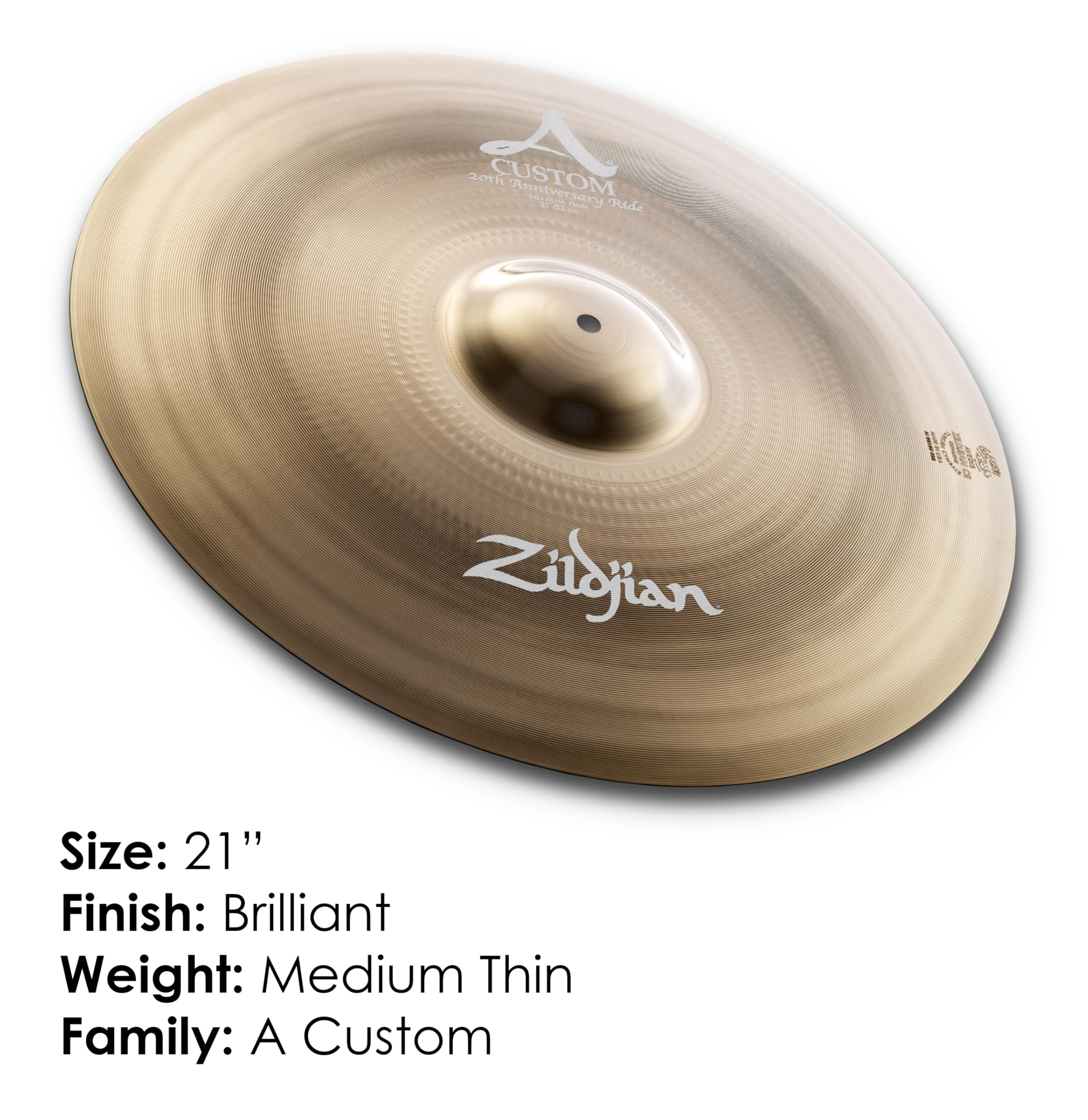 Zildjian A-Custom Ride 21''