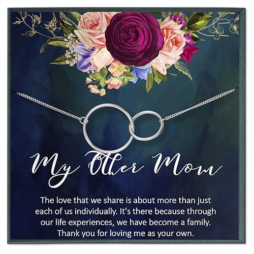 Collar de regalo para madre de hija, collar de mamá de hijo, madre hija, madre hijo, mamá extra, madrastra, otro regalo para mamá