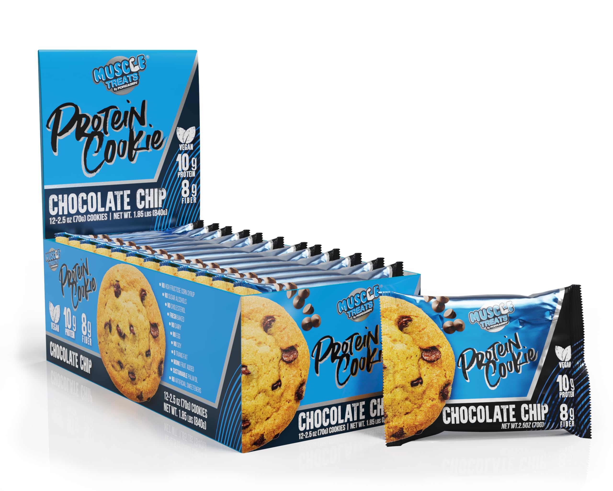 Amazon.com : Forzagen Muscle Treats Protein Cookie 2 Flavors