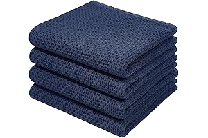 Homaxy Blue Dish Towels: Your Kitchen's Essential Absorbent Helper