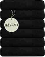 Amazon.com: TEXCRAFT Medium Size Bath Towels Set of 6 – 100