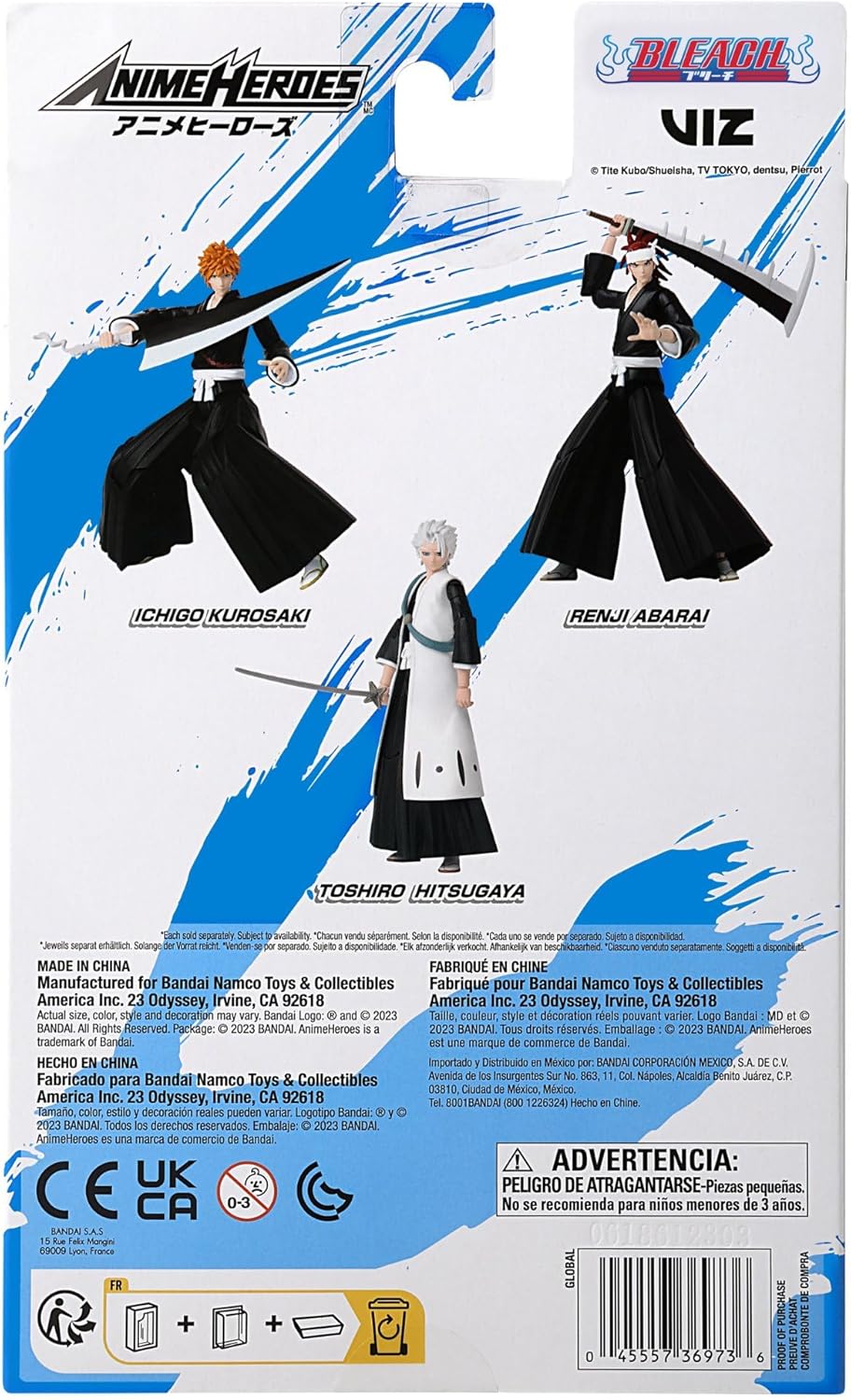 Bandai - Anime Heroes - Bleach - Anime Heroes Figure 17cm - Hitsugaya Toshiro - 36973 Multi-Coloured