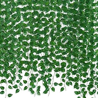 24 Pack 172Ft Fake Plants Artificial Vines for Room Decor, Faux Ivy Greenery Garland