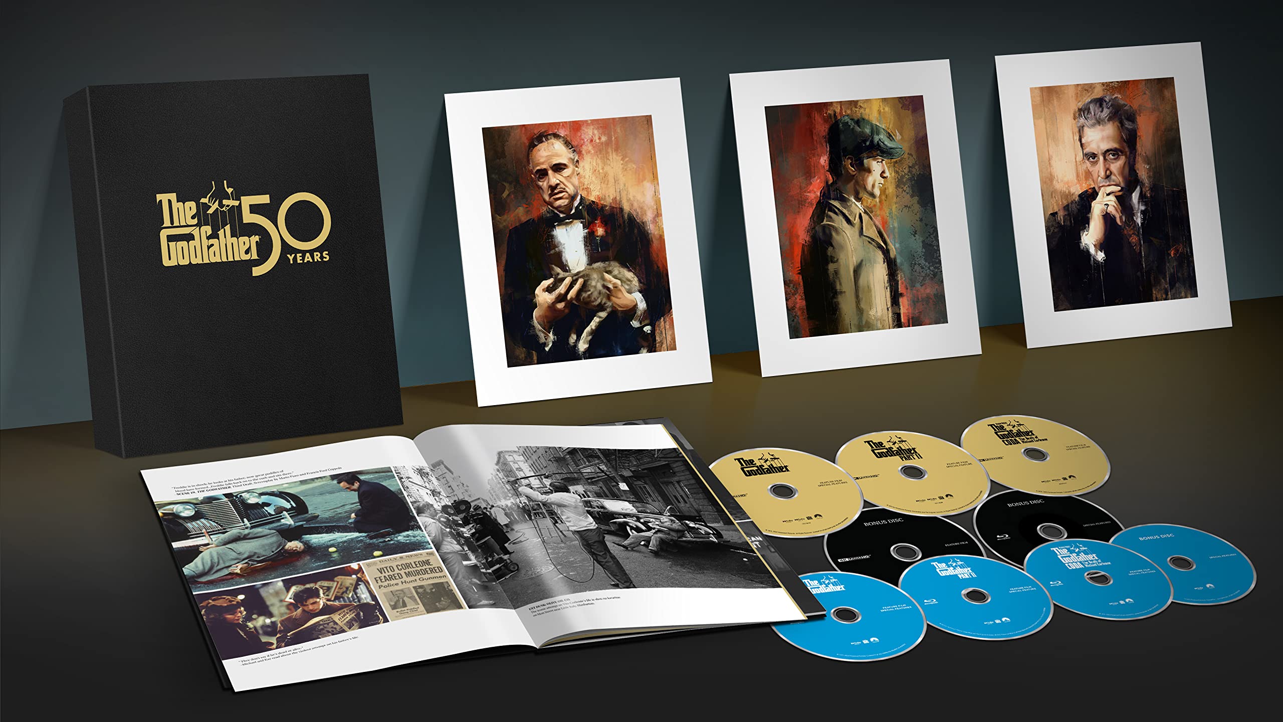 Il Padrino Trilogia - Edizione 50º Anniversario (4 4K Ultra-HD + 5 Blu-ray) (Collectors Edition) (9 Blu Ray)