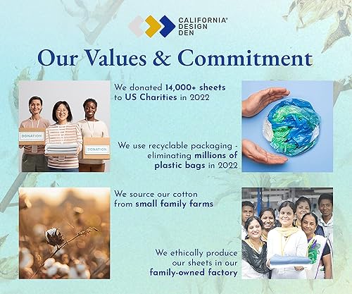 Miniatura 8 de California Design Den Paquete de 2 protectores de colchón de tamaño Queen impermeables, suaves, silenciosos, refrescantes, con bolsillos profundos