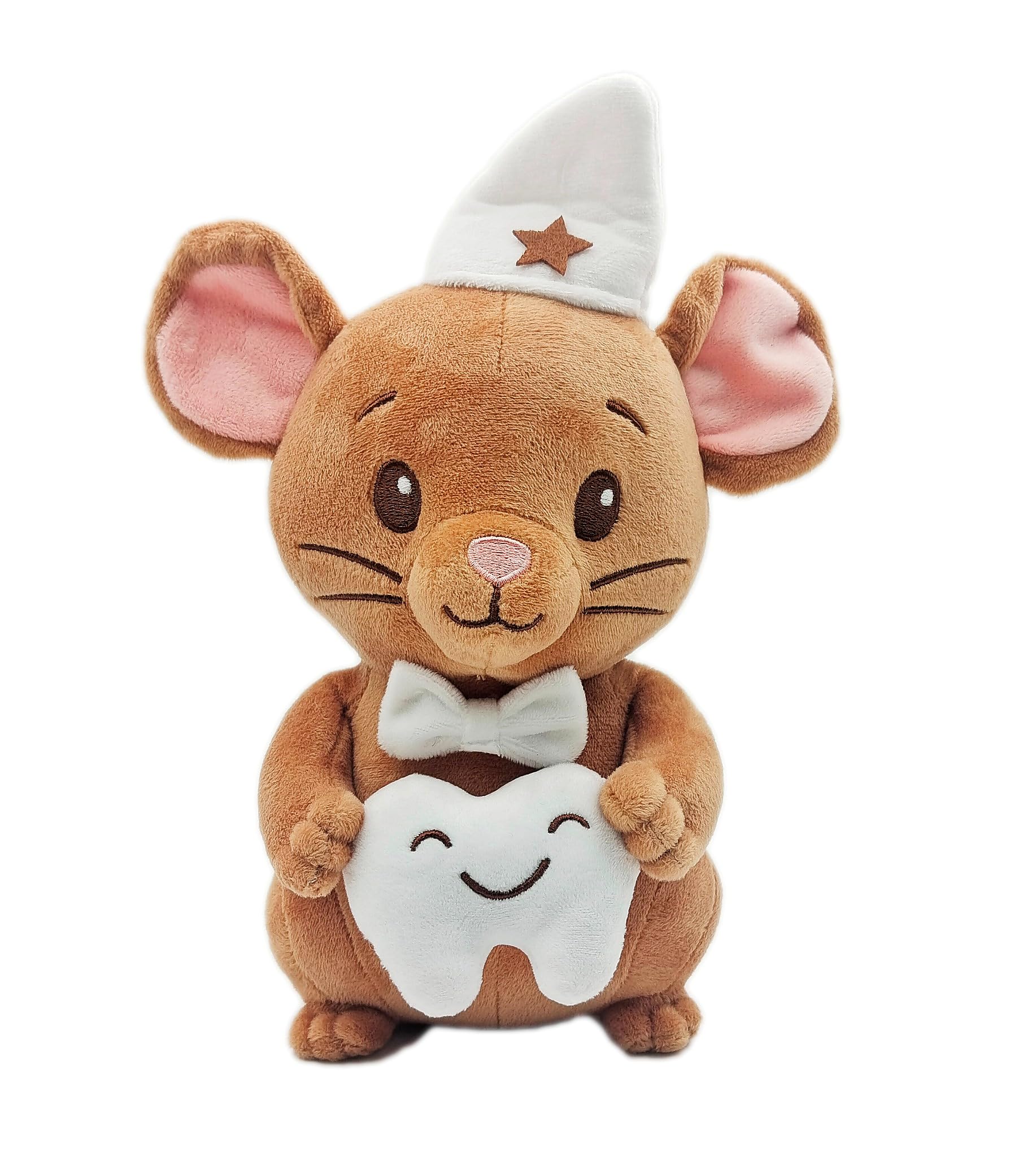 Pandiui23 Peluche Ratón Pérez para Niños – Muñeco Suave del Ratoncito Pérez, Ideal para Dientes de Leche y Regalo Infantil - 2
