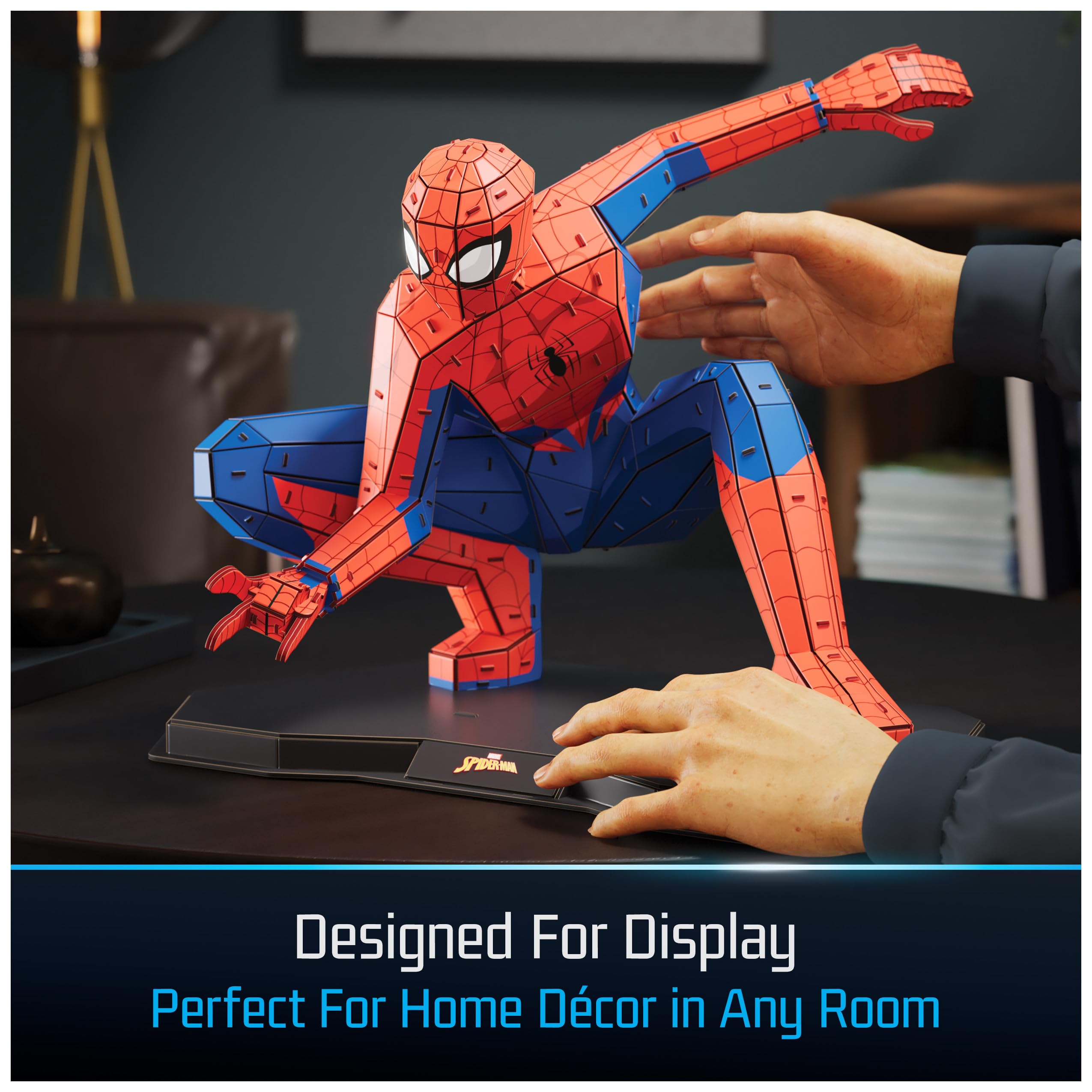 Amazon.com: 4D Build, Marvel Spider Man 3D Puzzle Model Kit Full