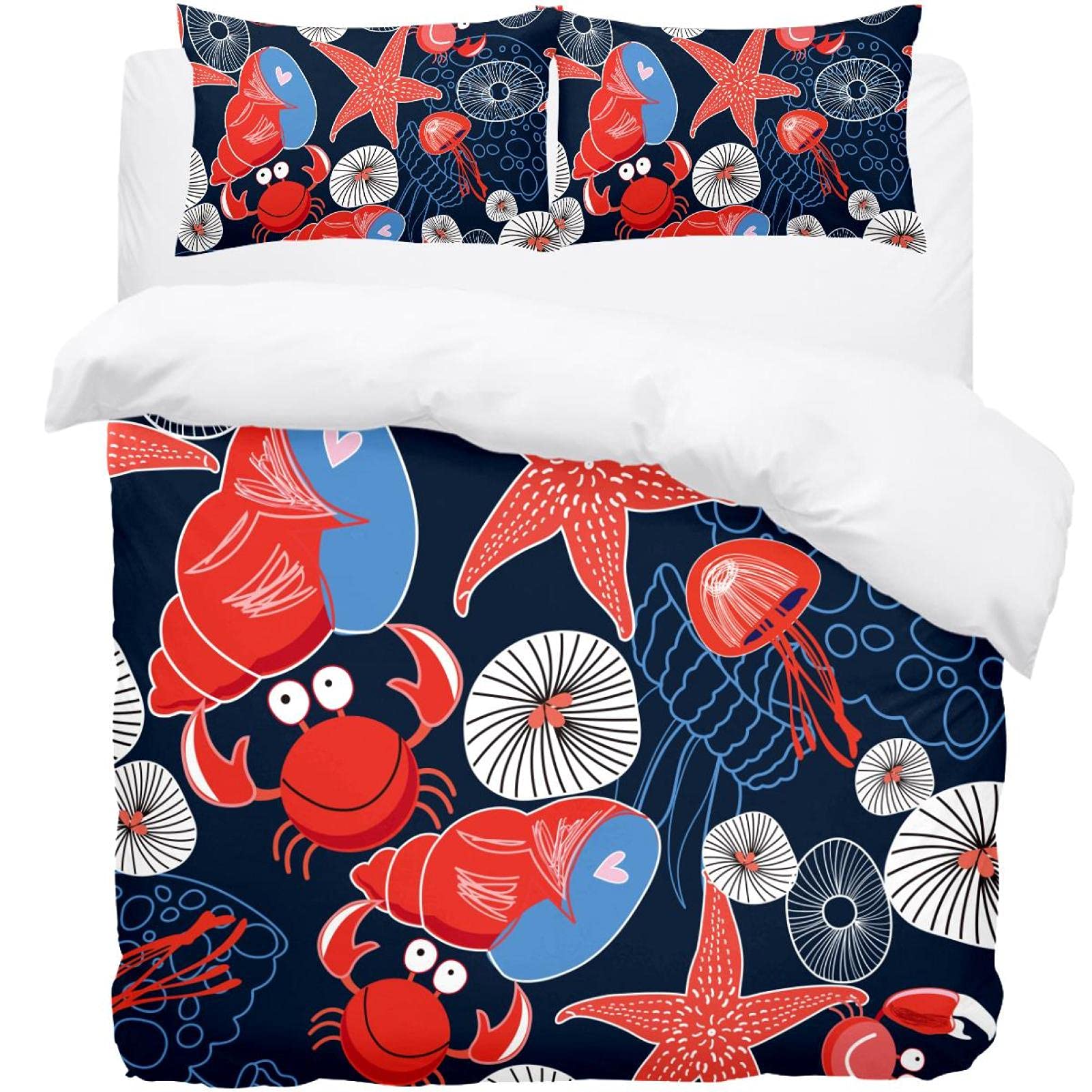 Parure de lit Medusa motif crabe pour revivre vos vacances d'été