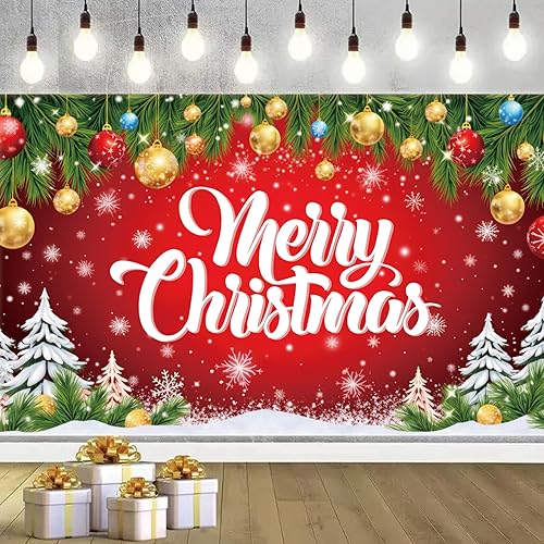Decoraciones de fiesta de Navidad Banner de Navidad