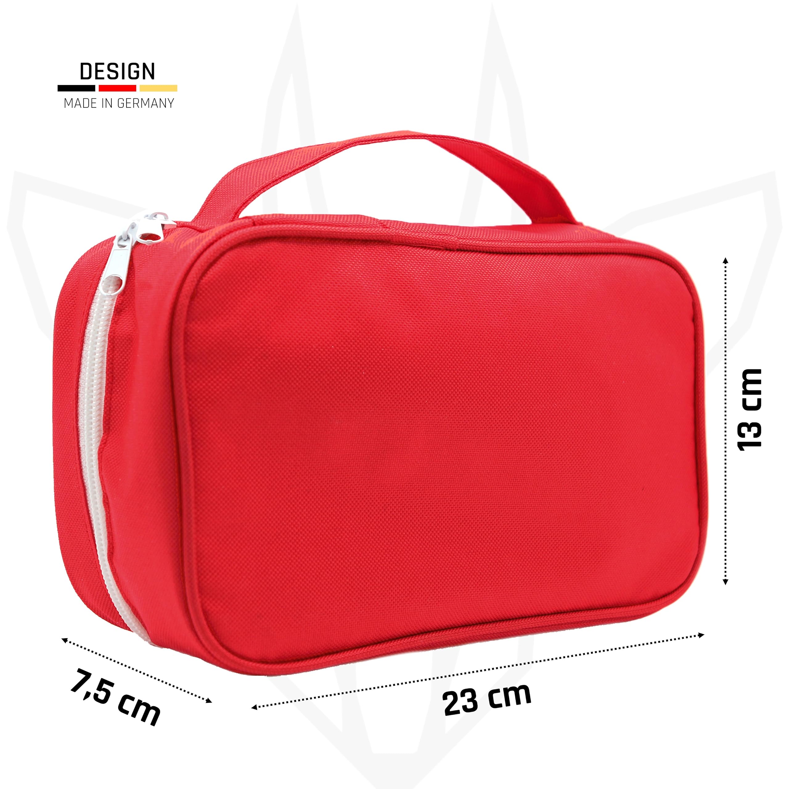 HAPPY DIKDIK Borsa di sopravvivenza per compleanno, Colore: rosso, 40° compleanno