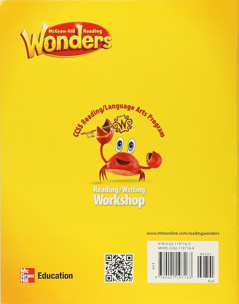 Reading Wonders Reading/Writing Workshop Volume 5 Grade K