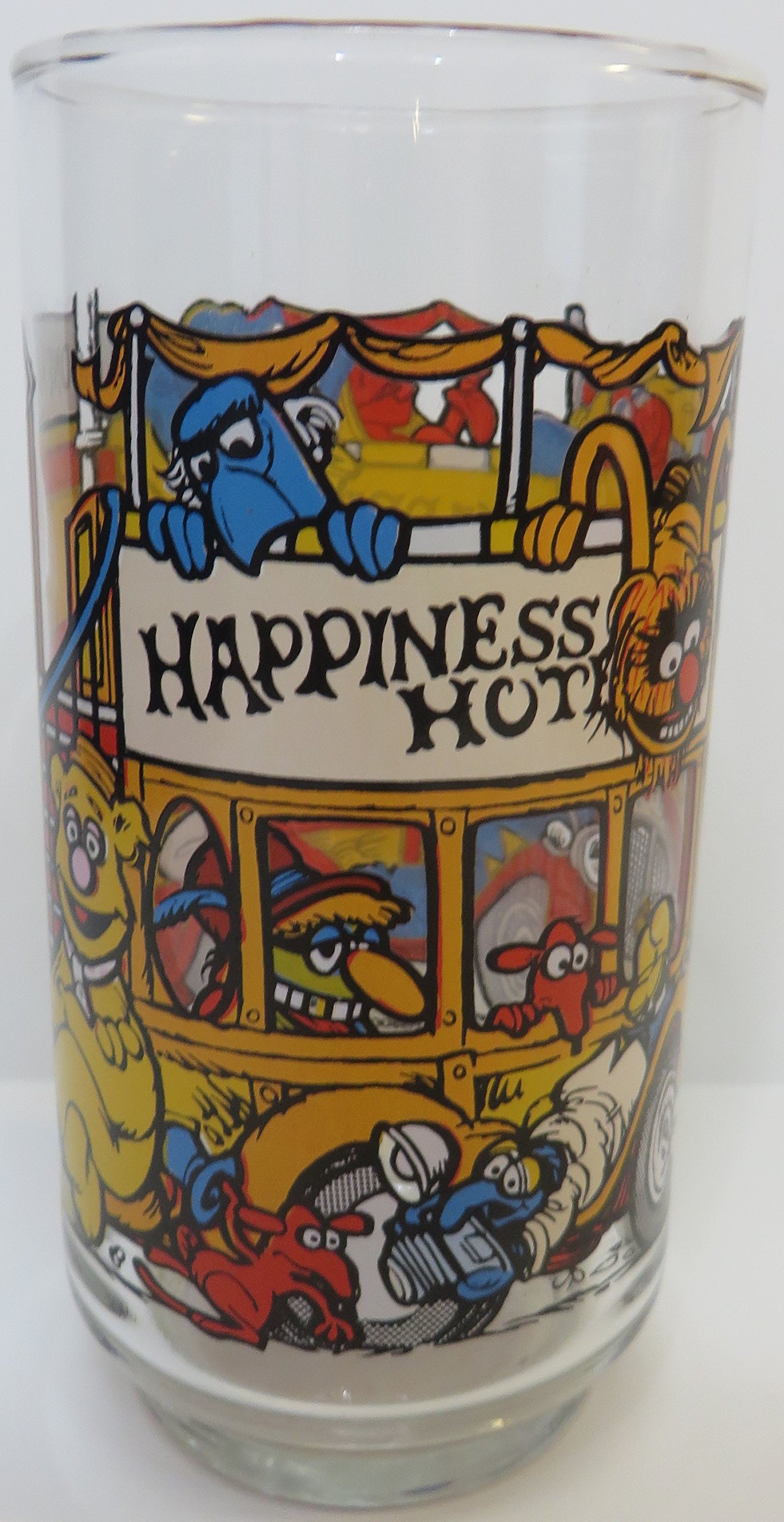 Mcdonalds great muppet caper 1981 Henson assoc, inc Happiness Hotel glass