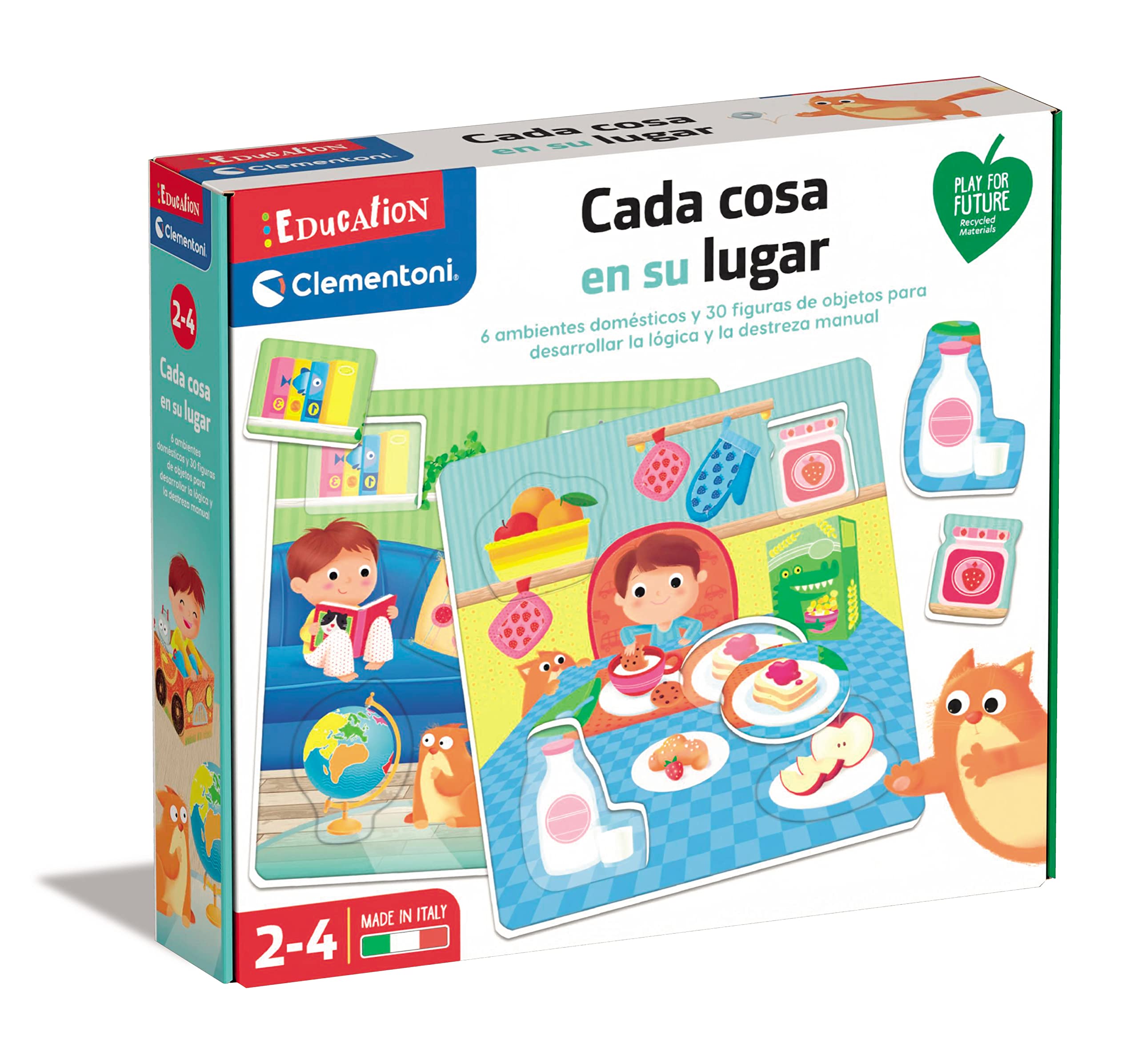 Clementoni - Juego Educativo de Lectura - A Partir de 5 años - Fichas y Tarjetas para Aprender a Leer - Actividades de Letras, Sílabas y Palabras - Desarrollo del Lenguaje y la Comprensión, 55310 — view 6