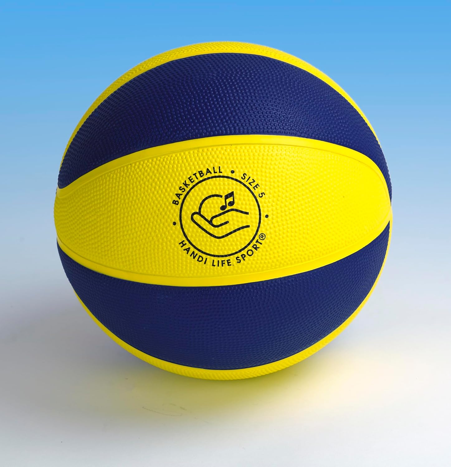 Handi Life Sport | Audible Basketball with Sound Inflatable | Knurled Surface Provides a Good Grip | Therapy & Recreation | Adaptive Sports