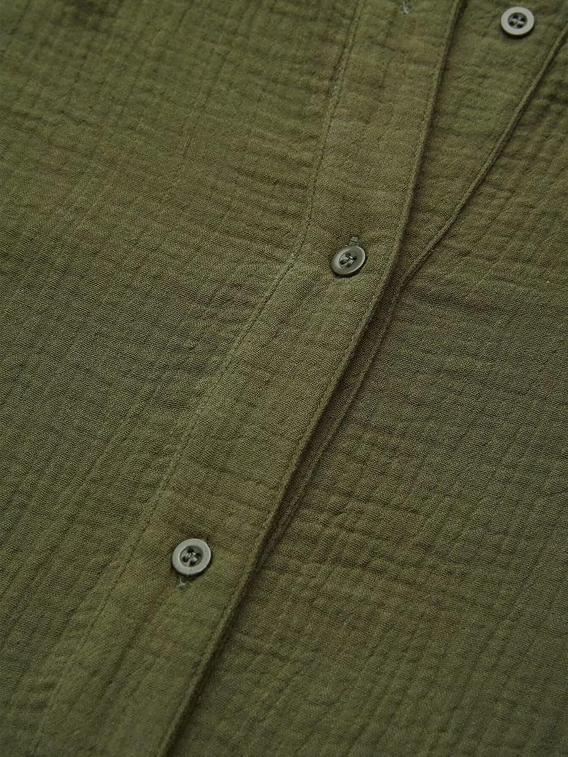 Flamingals Women's High V Neck Soft Shirts Long Sleeve Solid Button Down Dressy Business Casual Work Blouse Tops - Image 4