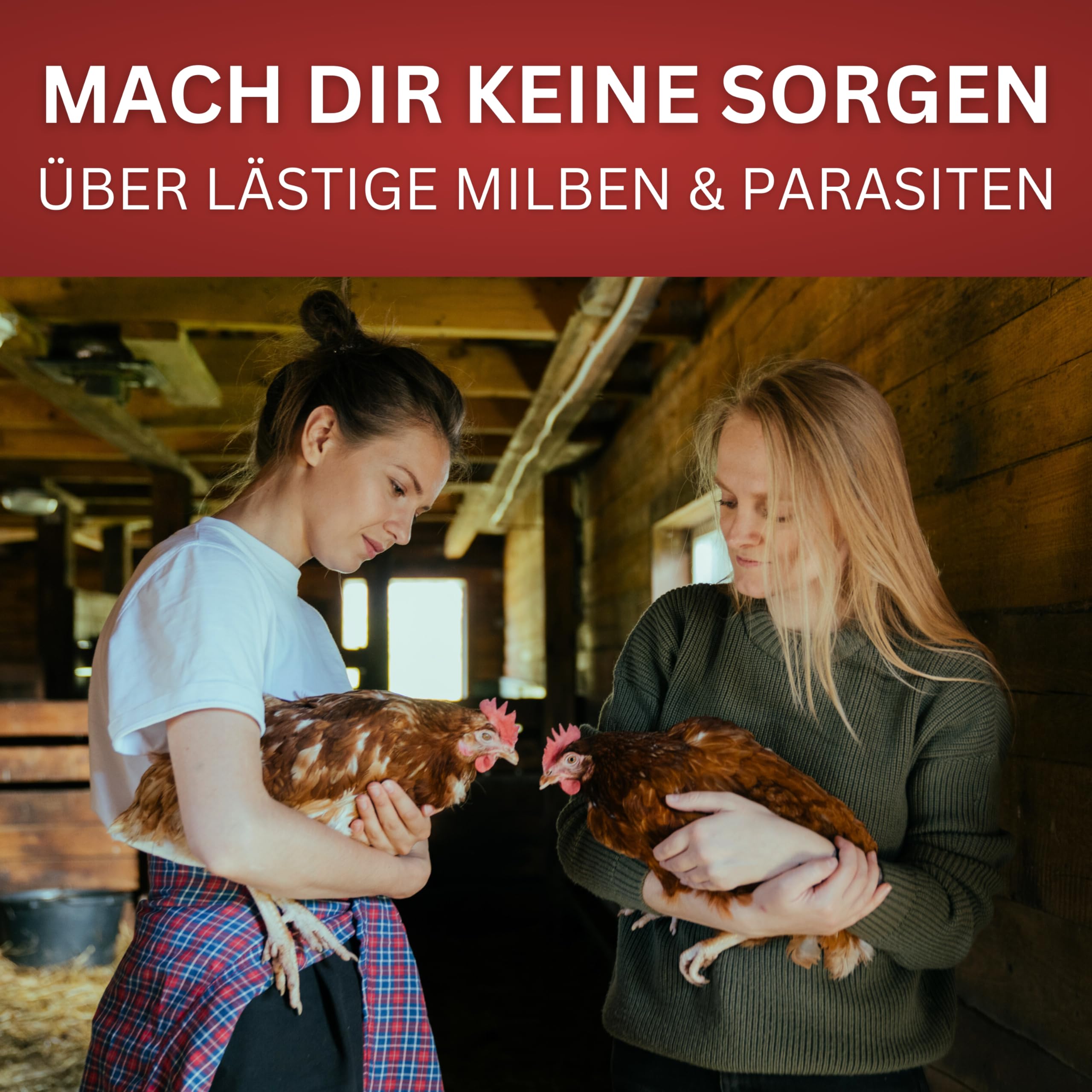 BIODELTA Milben Bundle Hühner & Geflügel 2 x 500ml + 1x 5L - Anti Milbenmittel gegen Milben und Parasiten - Hühner Milben Stop -Geflügel Milbenmittel - vorbeugend & bei akutem Befall
