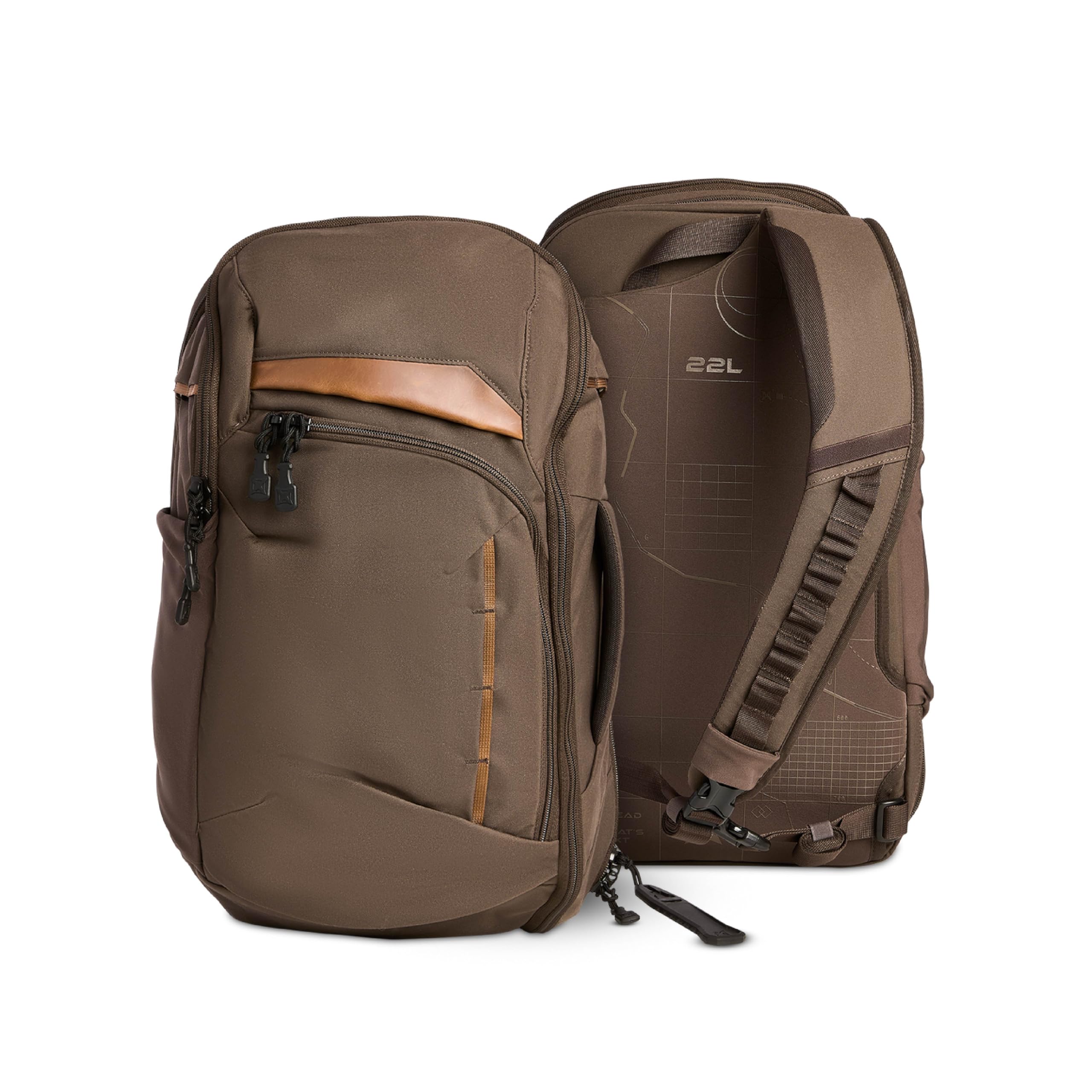Vertx Gamut 22L Sling Backpack – Versatile, Durable Design with Ample Storage, Ideal for Everyday Use & Outdoor Adventures, Cedar Brown - One Size